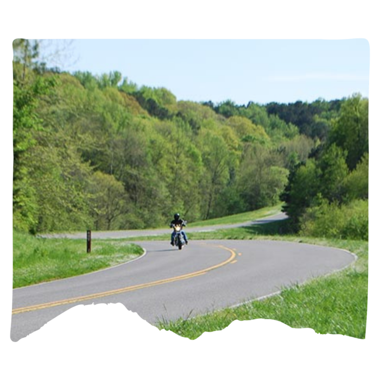 Tennessee - Motorcycle at milepost 427.